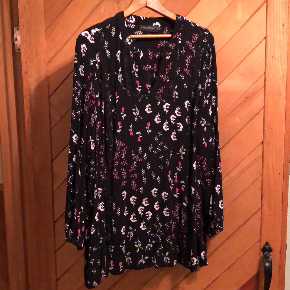 Lane Bryant Floral blouse, 2X